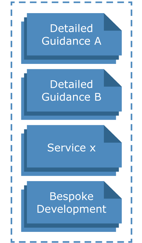 Detailed guidance, services and bespoke development